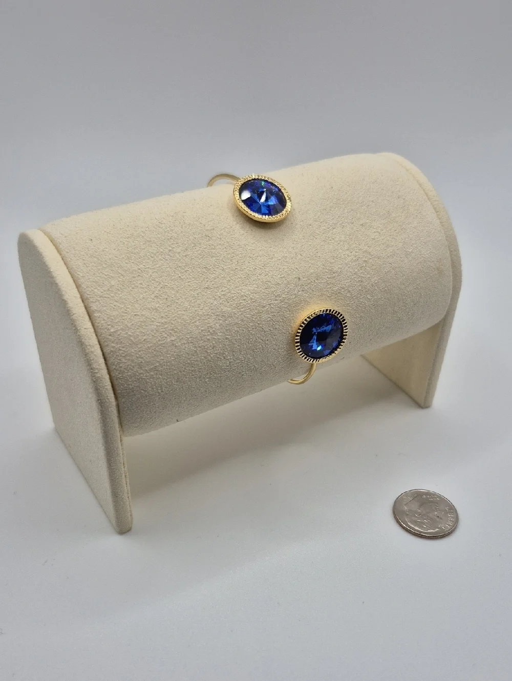 Ted Baker Gold Sapphire Revenna Rivoli Crystal Cuff